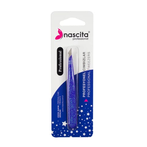 موچین نوک‌باریک اکلیل‌دار استیل ضدزنگ Nascita NASCIMBIZ070