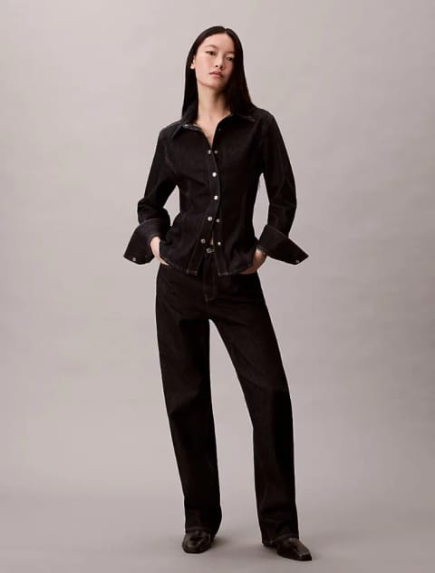 شلوار جین بوت‌کات زنانه Calvin Klein The Straight