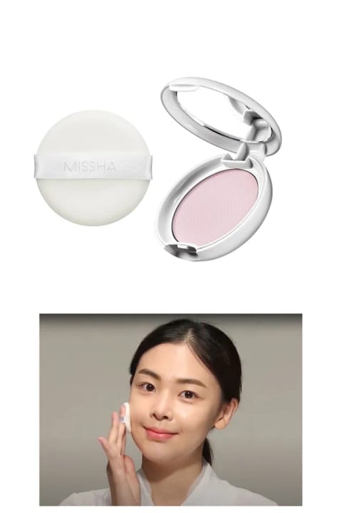 Missha پودر فشرده فوق سبک تثبیت کننده آرایش و رفع کدری پوست