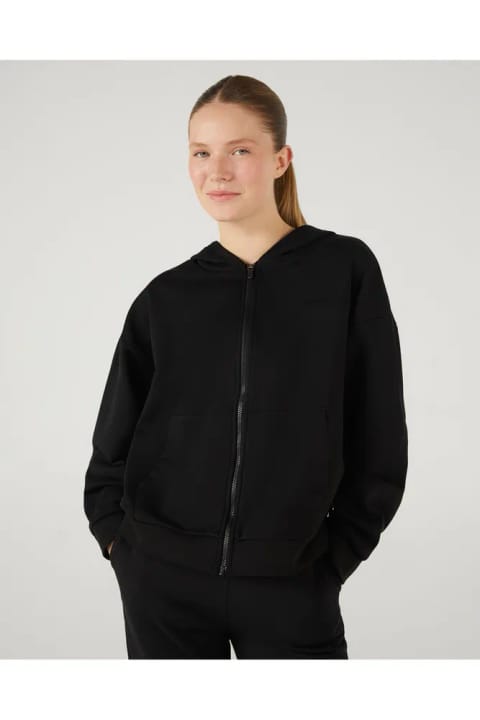 SKECHERS W Essential Full Zip Sweatshirt زنانه مشکی S242117-001