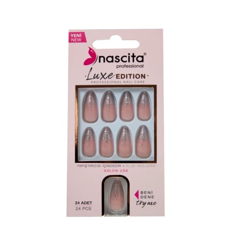 Nascita ناخن مصنوعی افکت چشم گربه S243 سری 24 عددی