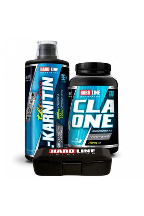 Hardline Thermo L-Carnitine Liquid 2000 mg 1000 ml CLA One Shot سبز سیب