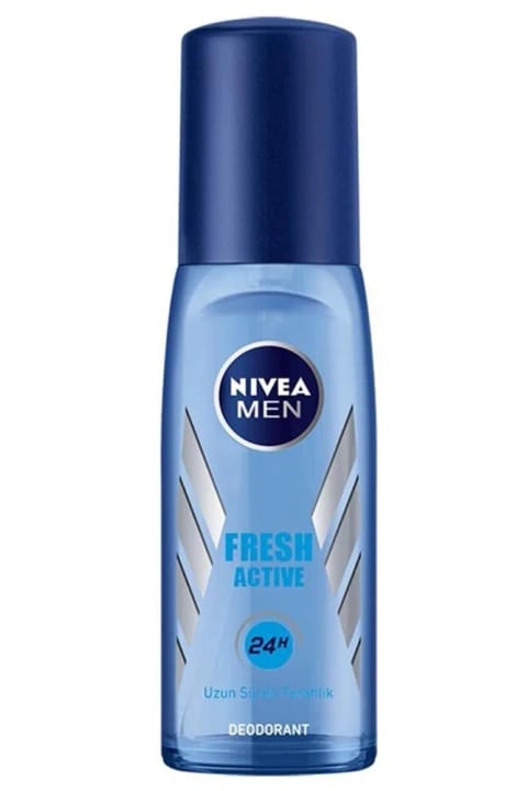 NIVEA Men Fresh Active اسپری دئودورانت پمپی مردانه ۷۵ میلی‌لیتر