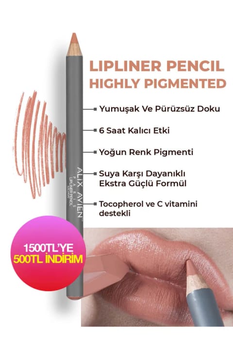 Alix Avien خط لب ماندگار و مرطوبکننده بدون پخش شدن — 04 Salmon