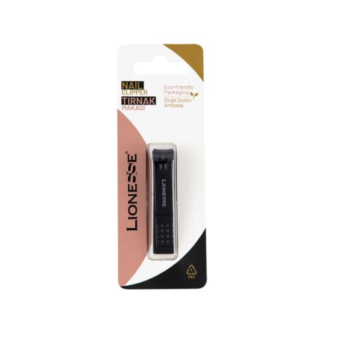 Lionesse قیچی ناخن مشکی سایز کوچک