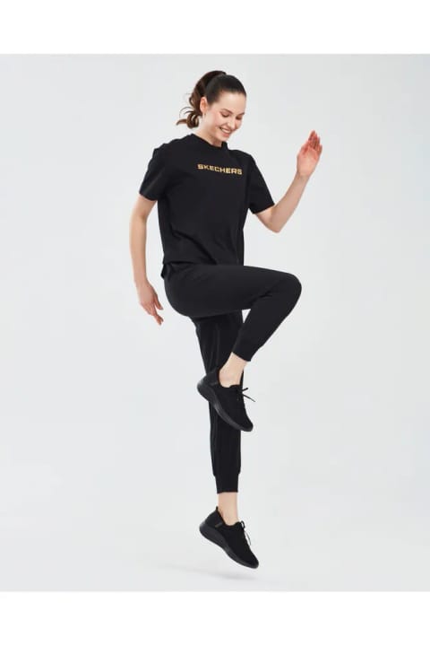 SKECHERS زنانه شلوار جoggere میکرو کال دیلی جوگر سایز زنانه مشکی ساقپوش S211078-001