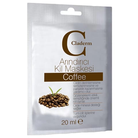 Claderm پاککننده ماسک کلی قهوه ۲۰ میلیلیتر