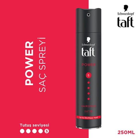 Taft Power کافئین اسپری مو ۲۵۰ میلیلیتر