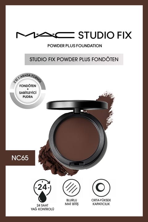 فونداسیون پودری M.A.C Studio Fix Powder Plus - NC65