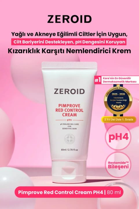 کرم Zeroid Pimprove مناسب پوست‌های مستعد آکنه، حفظ تعادل pH
