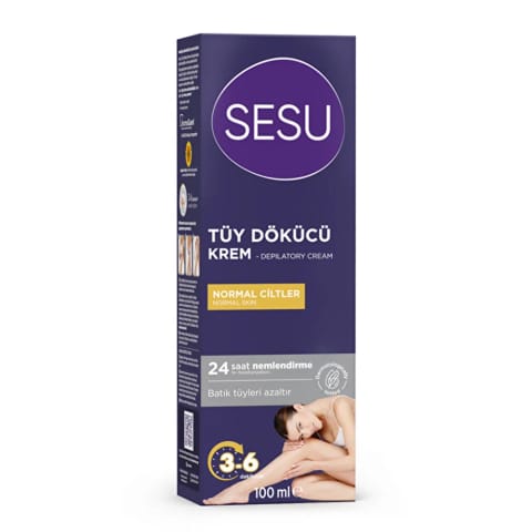 Sesu کرم موبر پوست معمولی 100 میلیلیتر