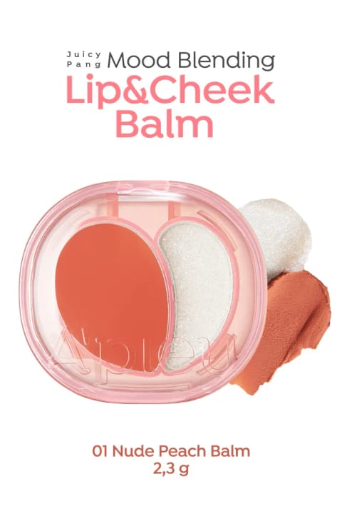 Missha بالم ماندگار لب و گونه A'PIEU Juicy-Pang Mood Blending Lip&Cheek Balm — 01 Nude Peach