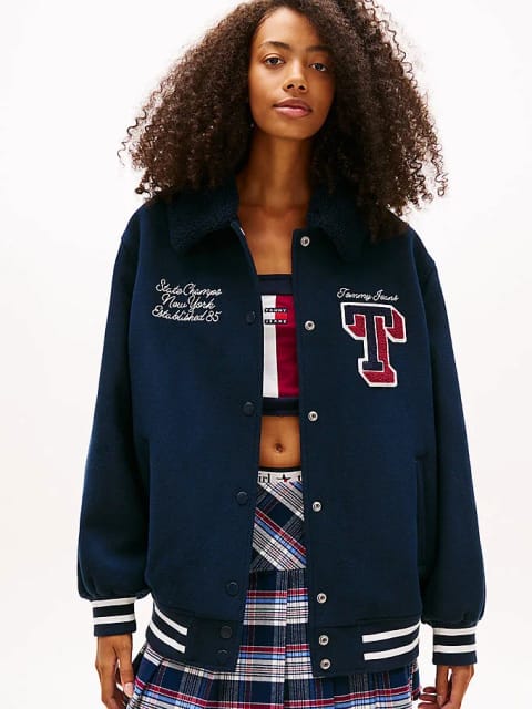 کت زنانه TJW RLX Wool Varsity Bomber تامی هیلفیگر