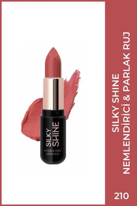 Golden Rose Silky Shine Hydrating Lipstick - رژ لب مرطوب‌کننده شماره 210