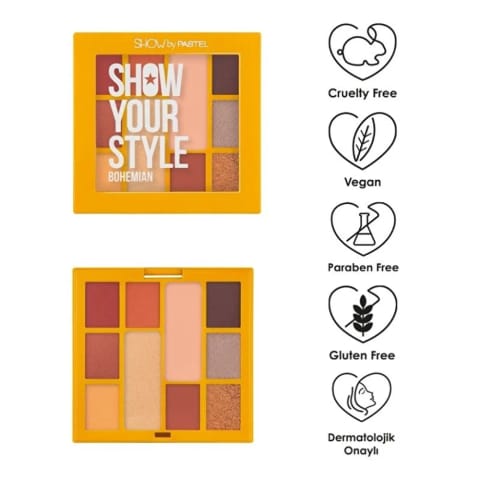 Show by Pastel ست سایه چشم Show Your Style Bohemian