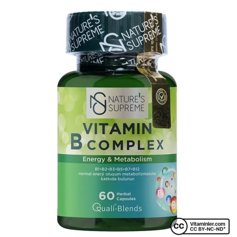 Nature's Supreme Vitamin B Complex 60 کپسول