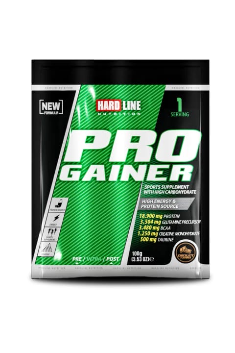 Hardline Pro Gainer کربوهیدرات پودری طعم شکلات 100 گرم