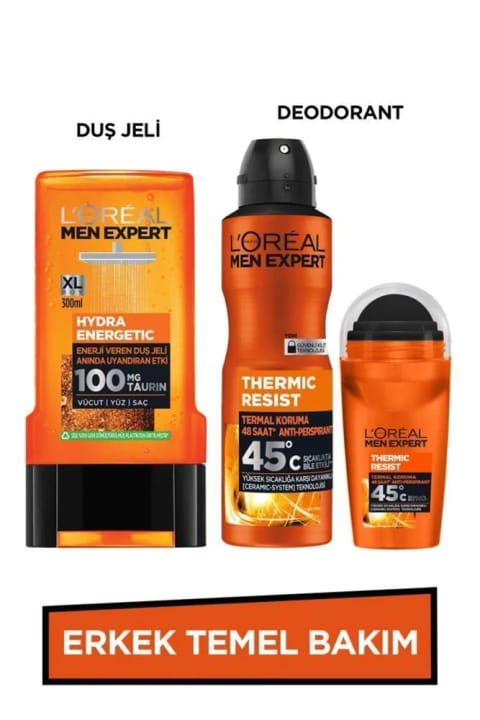 L'Oreal Paris Men Expert Set مراقبت پایه Hydra Energetic انرژی‌زا