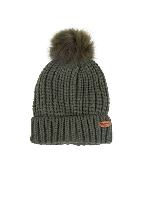 کلاه بافت Barbour Saltburn مدل OL31 رنگ Olive Mix