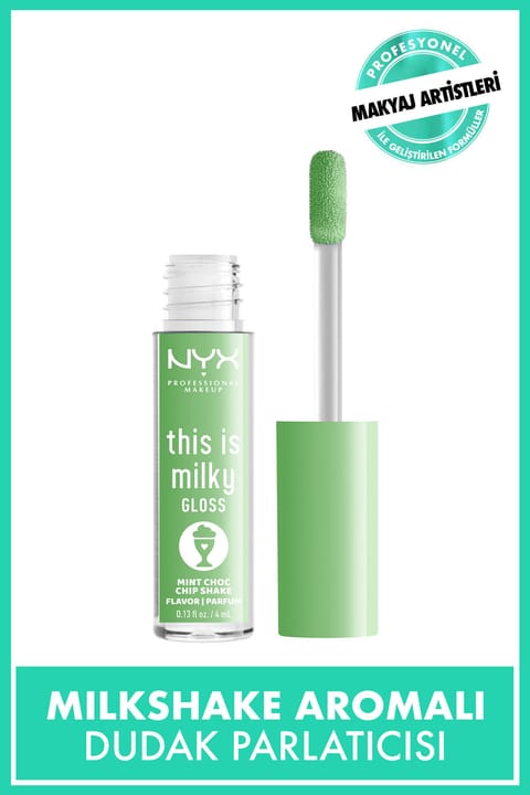 براق‌کننده لب NYX Professional Makeup This Is Milky Gloss - Mint Choc Chi...