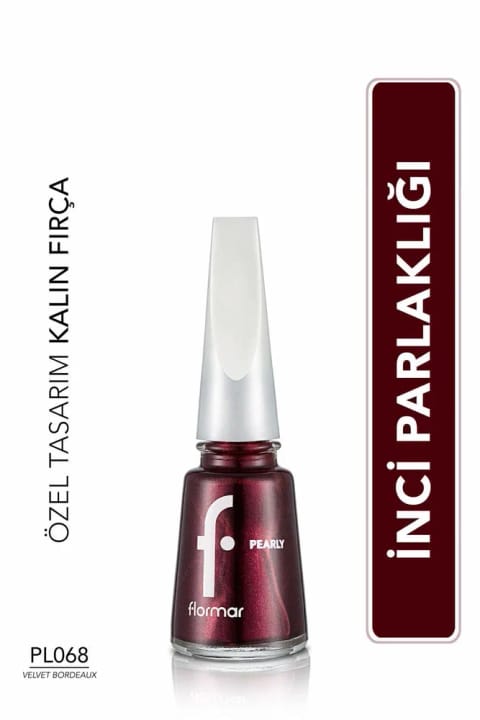 Flormar صدفی براق (BORDO) - Pl068 Velvet Bordeaux