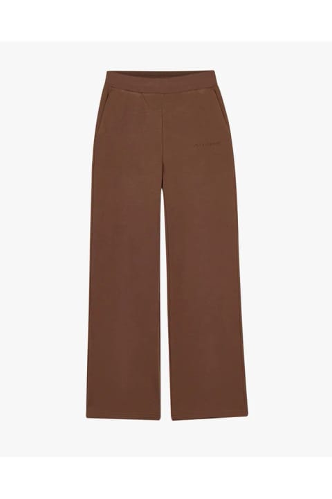 SKECHERS شلوار گرمکن زنانه Essential Wide Leg قهوه‌ای