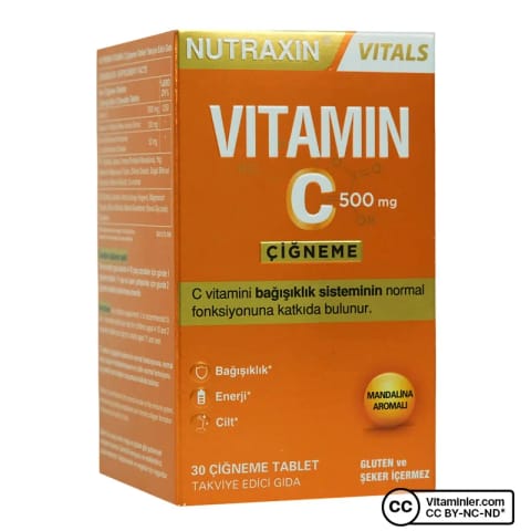 Nutraxin Vitamin C 30 قرص جویدنی