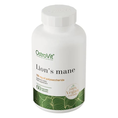 OstroVit Lion's Mane عصاره یال شیر VEGE 500 mg 60 کپسول