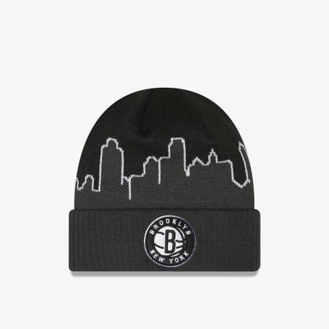 کلاه بافتنی New Era NBA Tip Off Cuff Beanie Brooklyn Nets مشکی یونیسکس