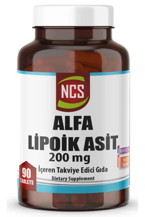NCS Alfa Lipoik Asit 200 mg Koenzim Q10 100 mg 90 Tablet L-Carnitine