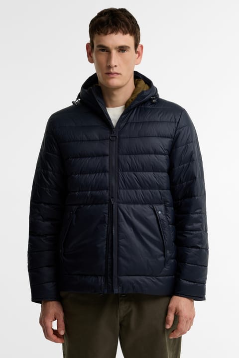 کاپشن کاپیتونه Barbour Re-Engineered Hadden NY91 سرمهای تیره
