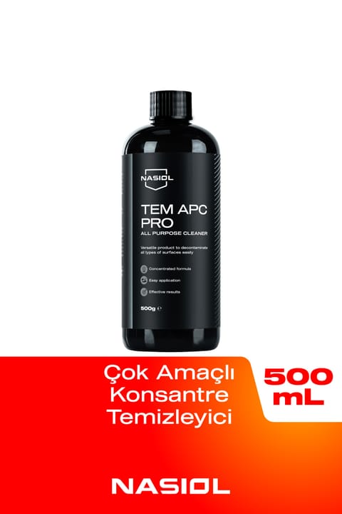 Nasiol Tem APC Pro پاککننده کنسانتره چندمنظوره داخل خودرو - 500 گرم - صندلی و اثاثیه