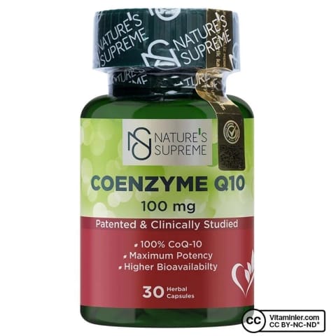 Nature's Supreme کوآنزیم Q10 100 میلی‌گرم 30 کپسول