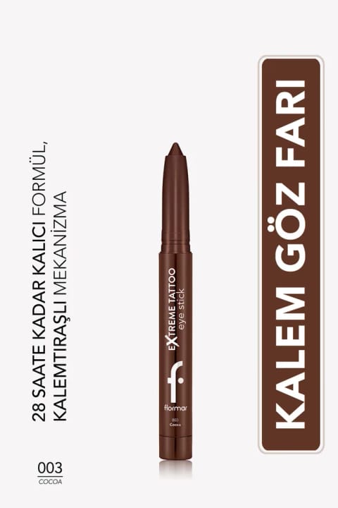 فلامر اکسترم تاتو مات ژل خط چشم و سایه استیک تراشدار — 003 Cocoa