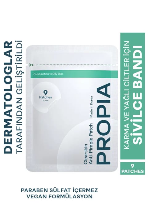 Propia Clearskin ضد جوش/آکنه پچ | سالیسیلیک اسید و نیاسینامید | شفاف...