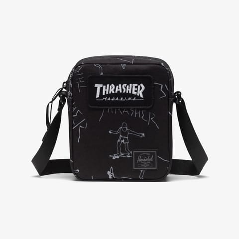 کیف دوشی یونیسکس مشکی Herschel Trasher Gonz