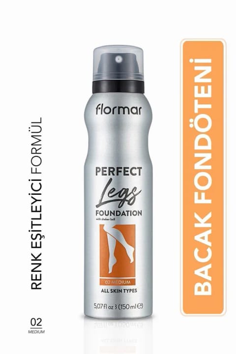 Flormar یکنواختکننده رنگ پای صورت و بدن (زیرتن گرم) - Perfect Legs Foundat...