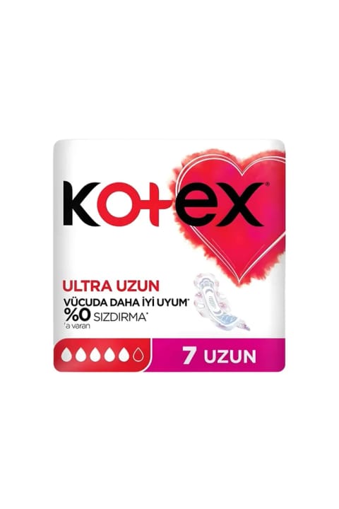 Kotex Ultra Single نواربهداشتی بلند ۷تایی X 2