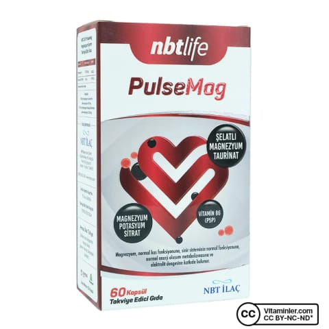 Nbt Life Pulse Mag منیزیم 60 کپسول