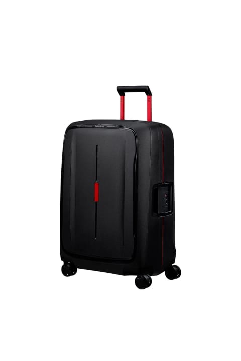 چمدان متوسط Samsonite مشکی Essens-Spinner چهار چرخ ۶۹ سانتی‌متر