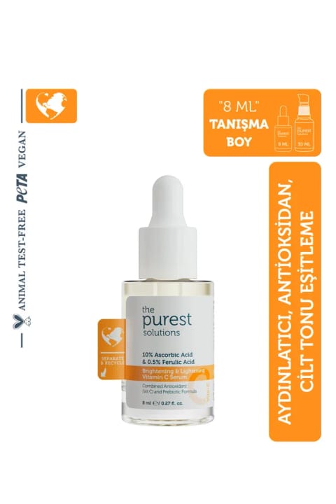 سرم روشنکننده و یکدستکننده پوست ویتامین C - The Purest Solutions