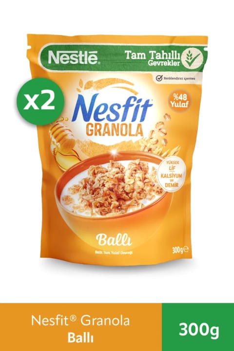 Nesfit Granola عسلی 300 گرمی x2