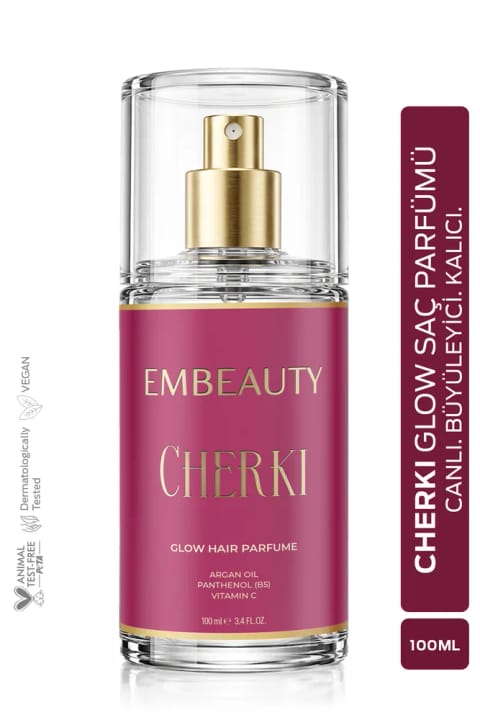 عطر موی مغذی Embeauty Cherki Glow با روغن آرگان ۱۰۰ میلی‌لیتر
