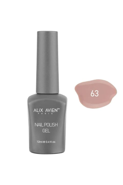 Alix Avien لاک ژل دائمی بژ نود 63 - 12 میلیلیتر
