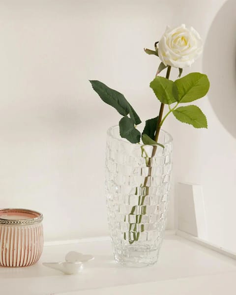 گل مصنوعی تک‌شاخه Corsage ۴۴ سانتی‌متر سفید