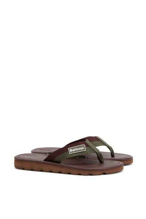صندل Barbour Harker BR95 Choc/Olive