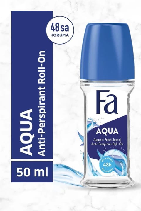 Fa Women Aqua Fresh رولآن دئودورانت ۵۰ میلیلیتری - طراوت دریایی ۴۸ ساعته