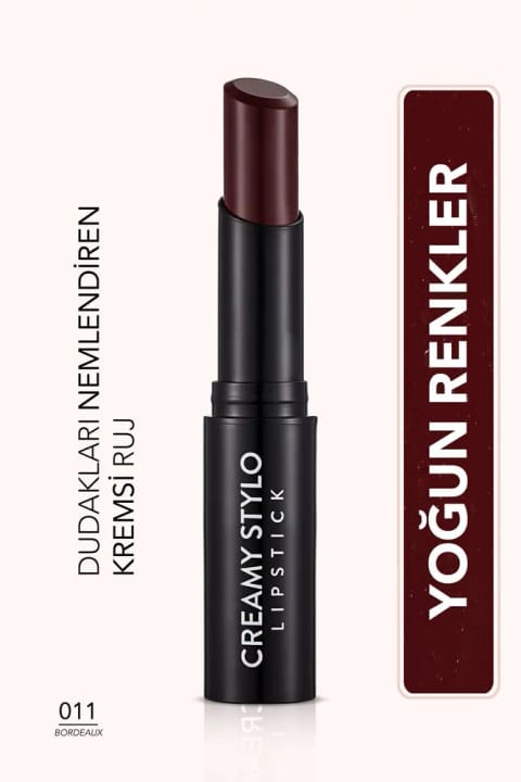 Flormar Creamy Stylo رژ لب استیکی نیمه براق - 011 Bordeaux