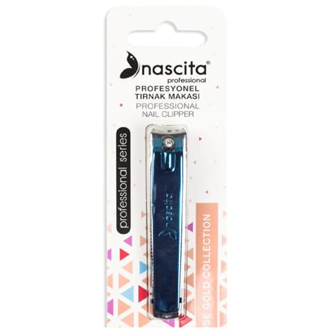 Nascita قیچی ناخن حرفه‌ای بزرگ آبی ۱۸