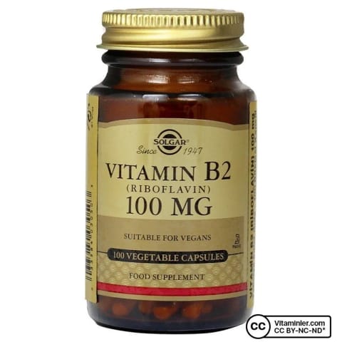 سولگار ویتامین B2 (ریبوفلاوین) 100 میلیگرم 100 کپسول